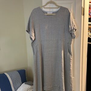 bryn Walker Textured Gray Dress
